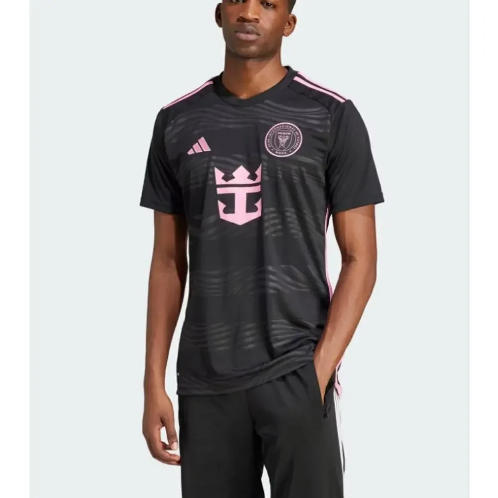 Adidas Men's Black Inter Miami CF 23/24 Messi Away Jersey Size XL